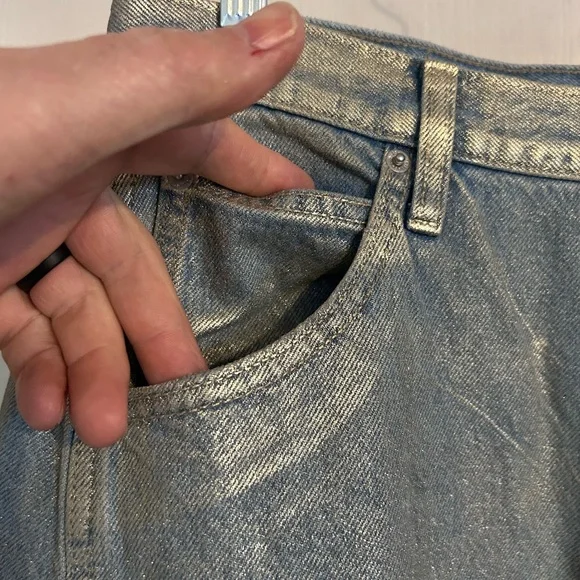 Universal Thread | Relaxed Fit Barrel Gray Jeans | Size 10R - Picture 3 of 8